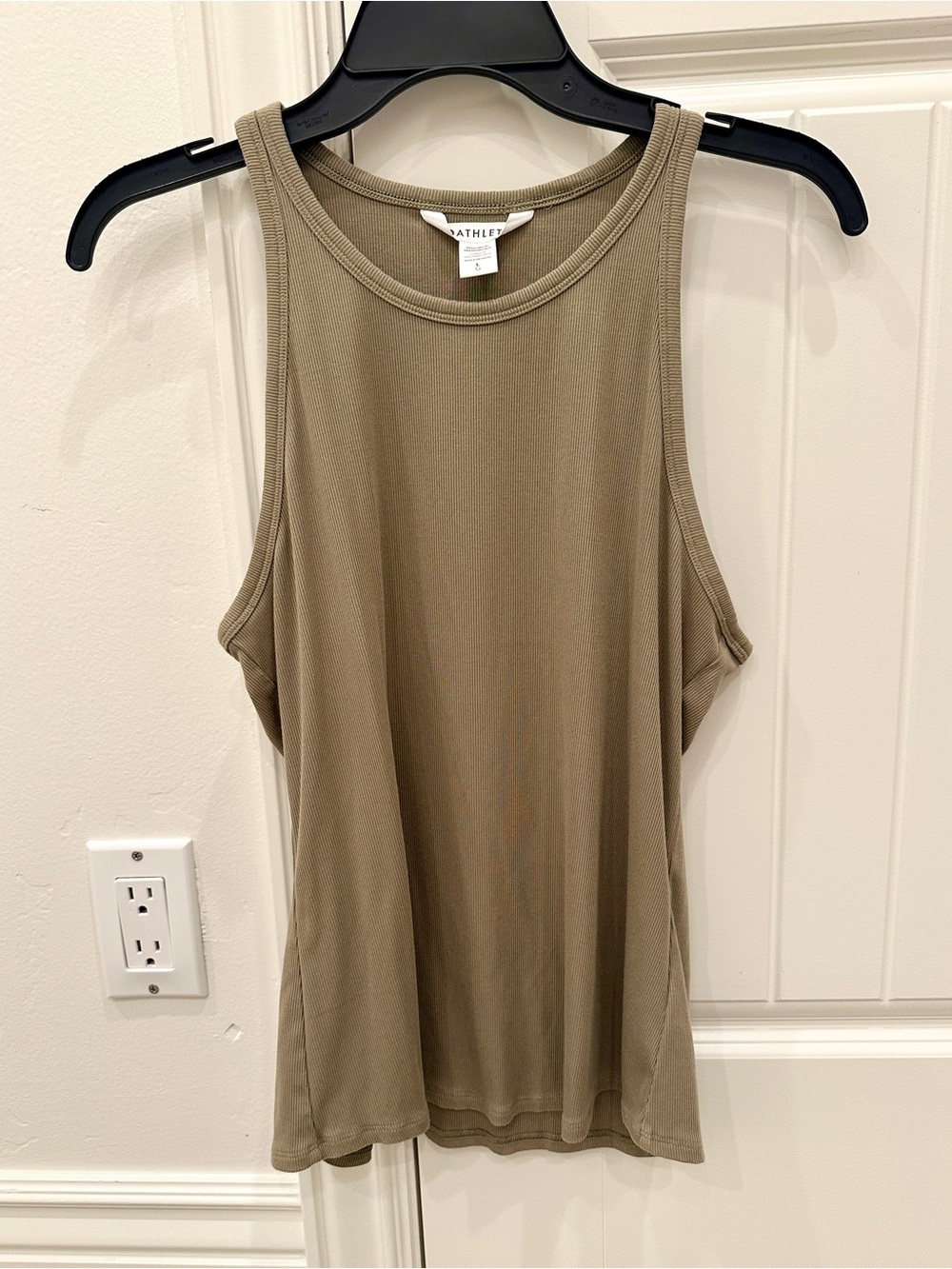 Athleta Olive Green Racerback Tank Top